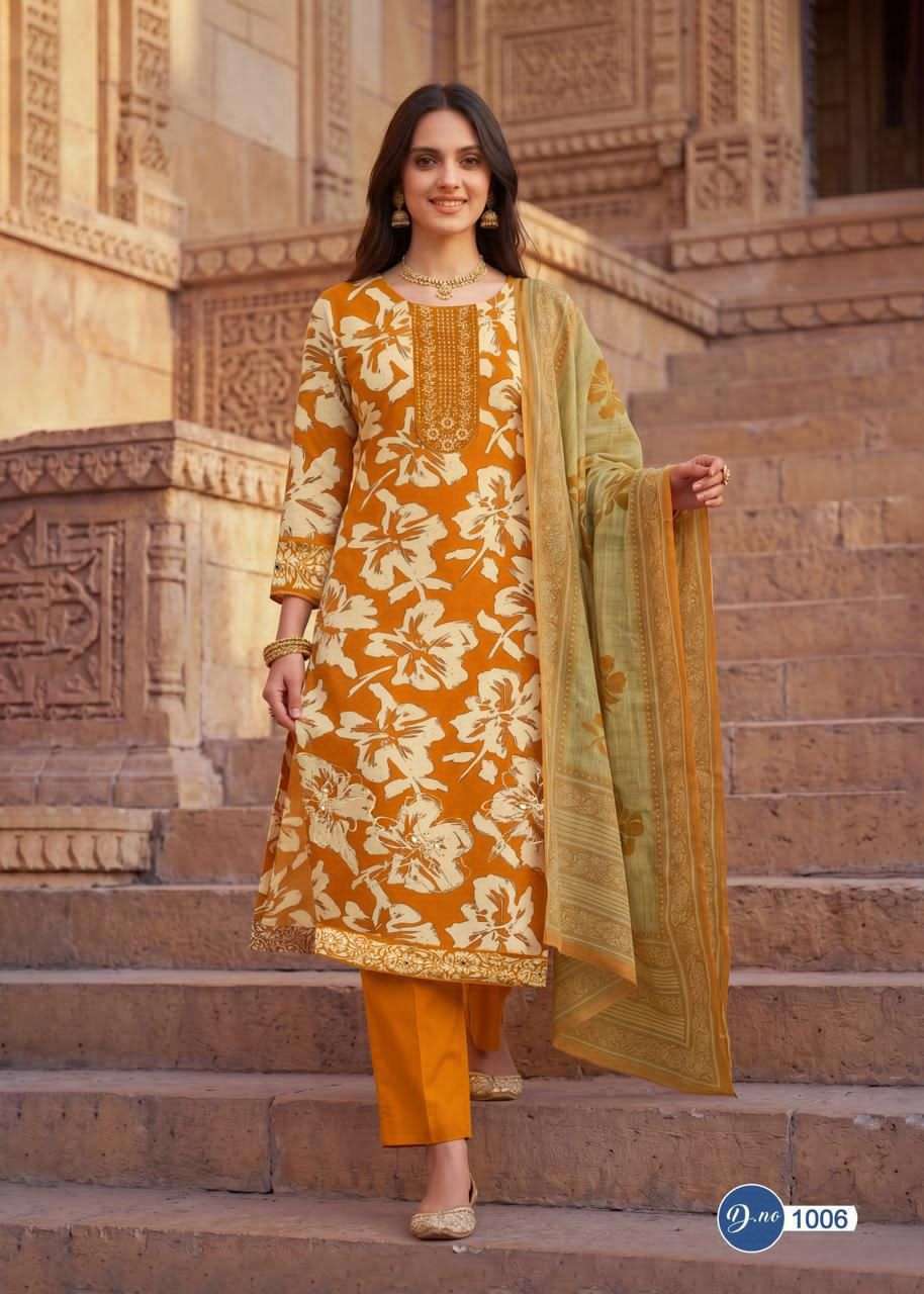 Rahi Fashion Ruby Rose Vol 1 Cotton Dress Material - Amrah Wholesale