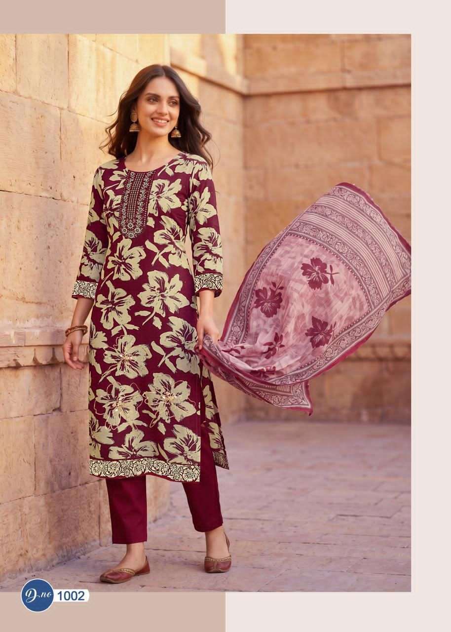 Rahi Fashion Ruby Rose Vol 1 Cotton Dress Material - Amrah Wholesale