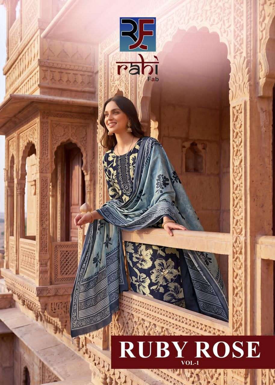Rahi Fashion Ruby Rose Vol 1 Cotton Dress Material - Amrah Wholesale