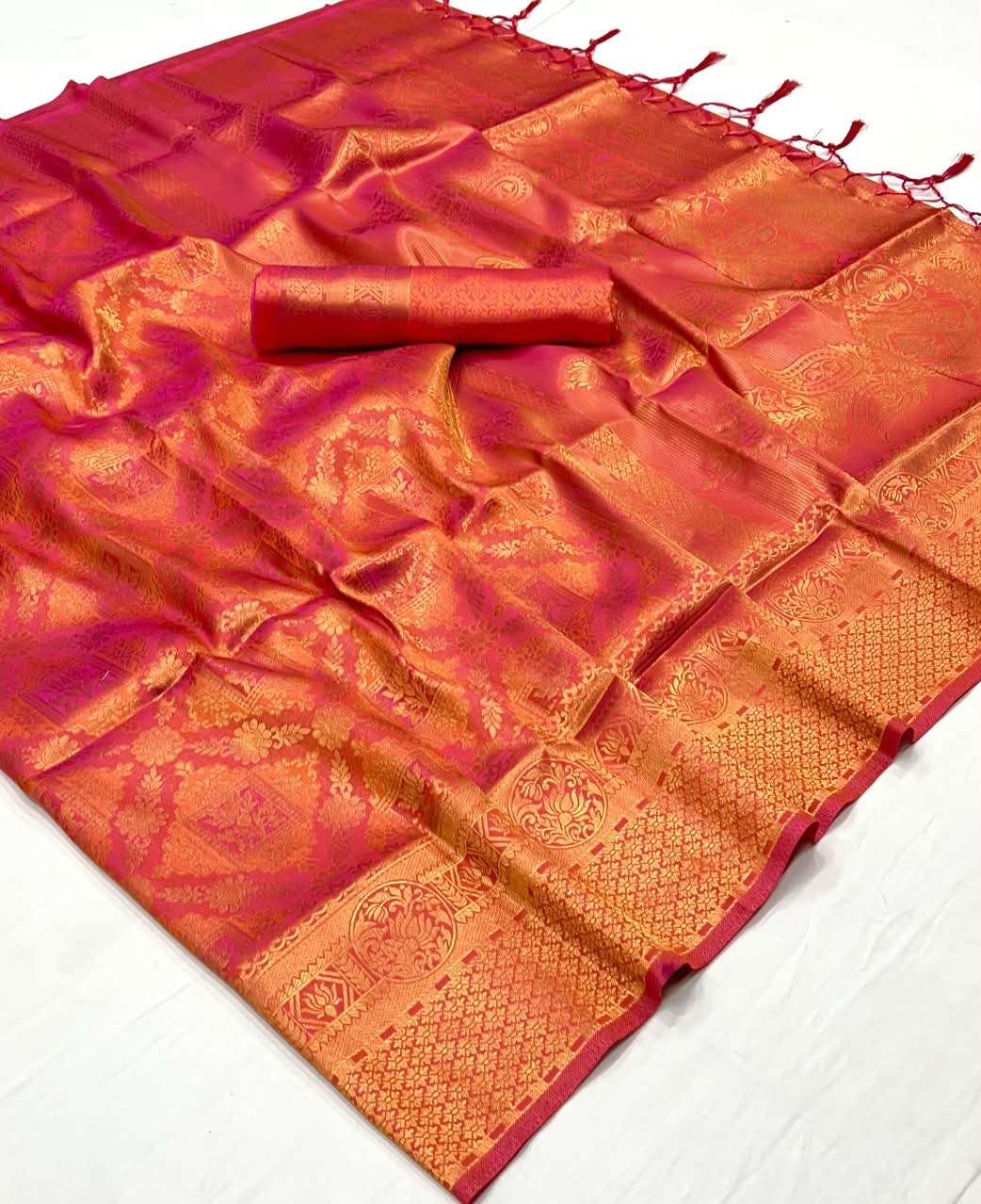 RAJBEER KANVI SILK Handloom Weaving Silk Saree