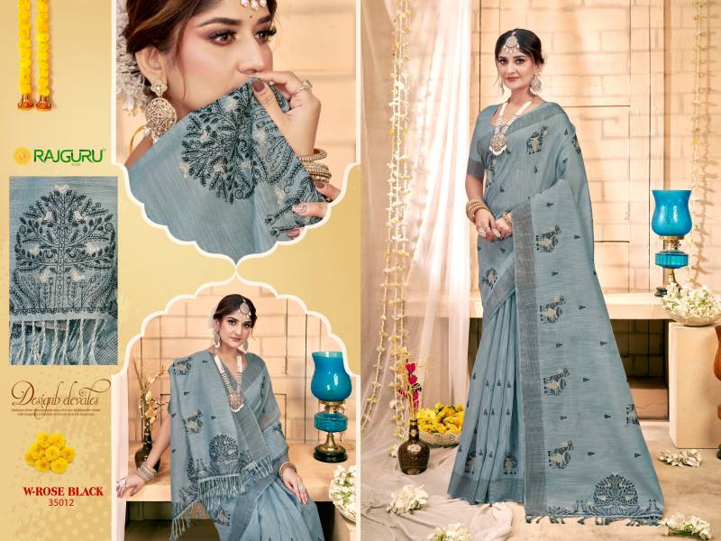 Rajguru W Rose Black