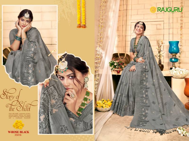 Rajguru W Rose Black