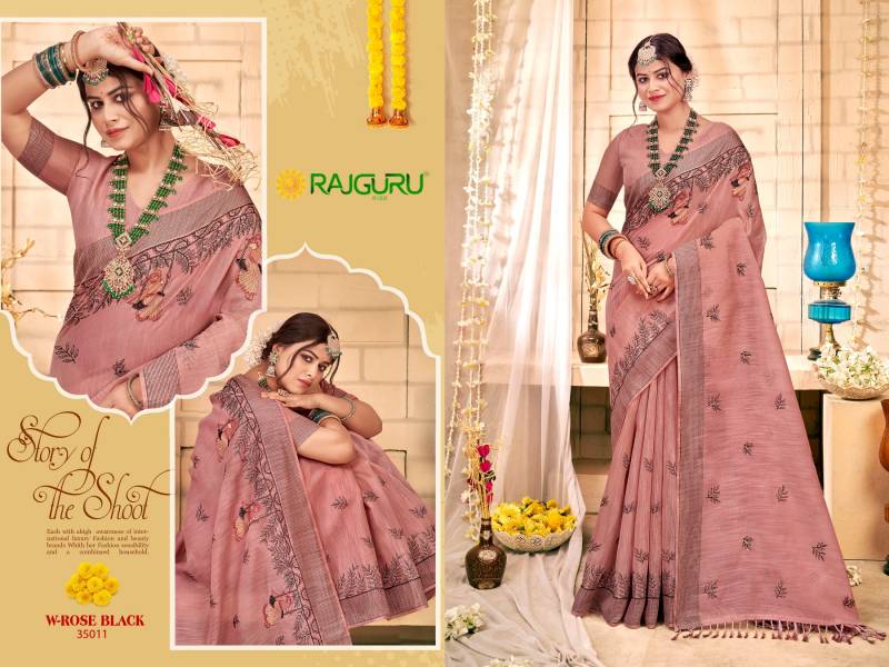 Rajguru W Rose Black