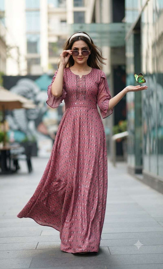 Rajnandini Feeling Nx Rayon Ghera Nighty Gown Wholesale - Amrah Wholesale