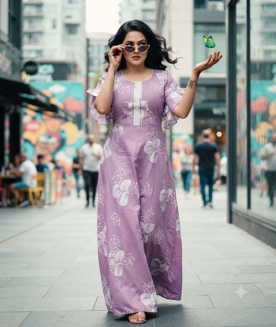 Rajnandini Feeling Rayon Comfort Nighty Gown Wholesale - Amrah Wholesale