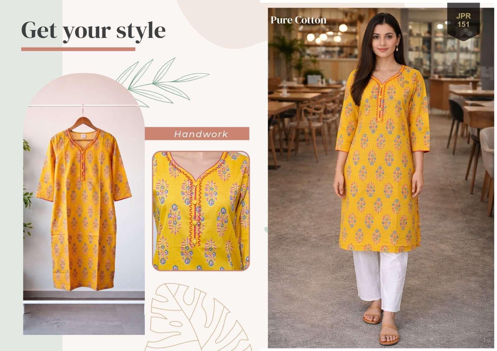 Rajnandini Khushi Pure Cotton Kurti