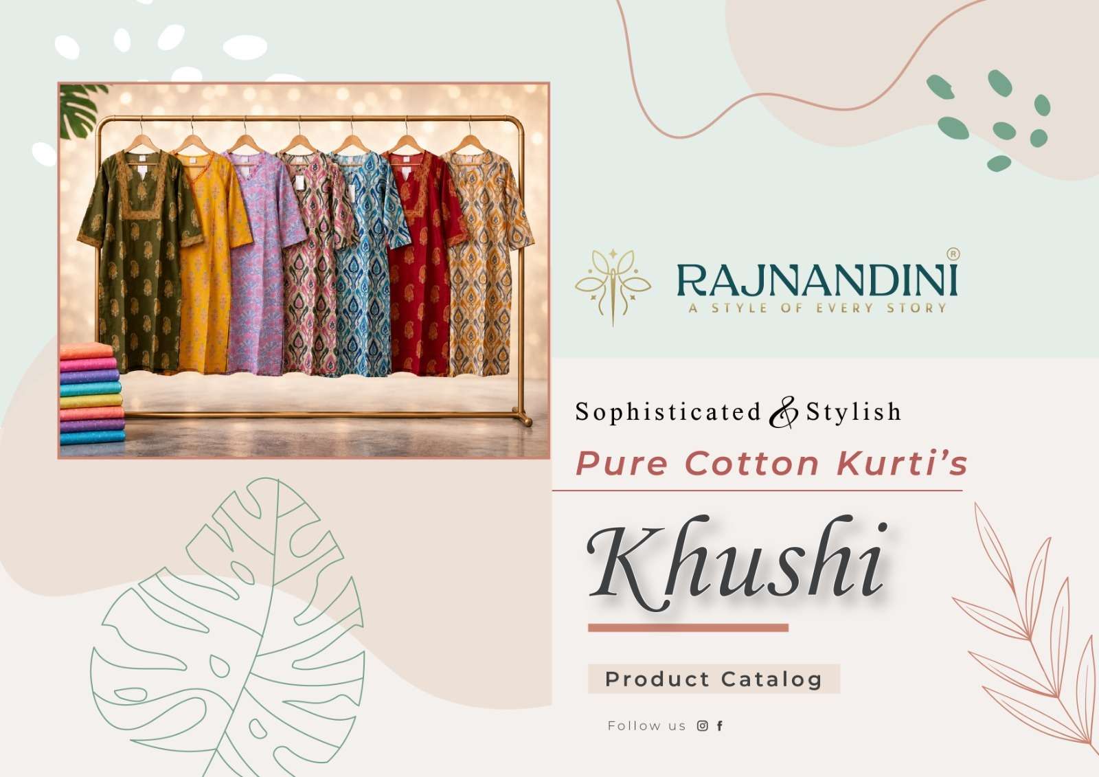 Rajnandini Khushi Pure Cotton Kurti