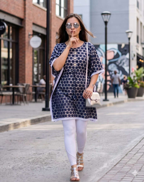 Rajnandini Lady Kaftan Muslin Kaftan Kurti Wholesale