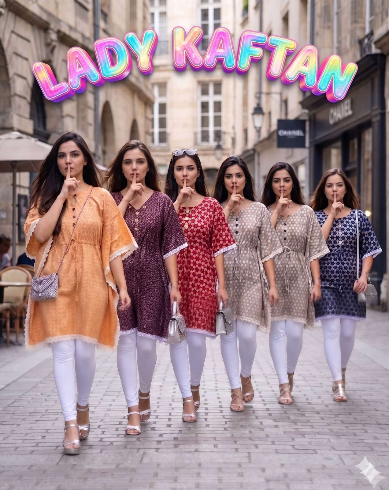 Rajnandini Lady Kaftan Muslin Kaftan Kurti Wholesale