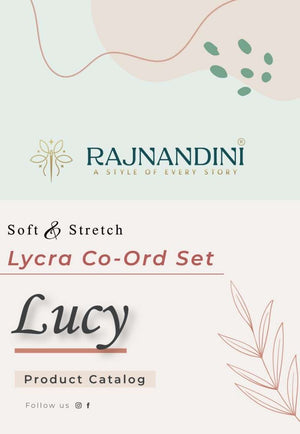 Rajnandini Lucy Lycra Casual Co-Ord Set - Amrah Wholesale