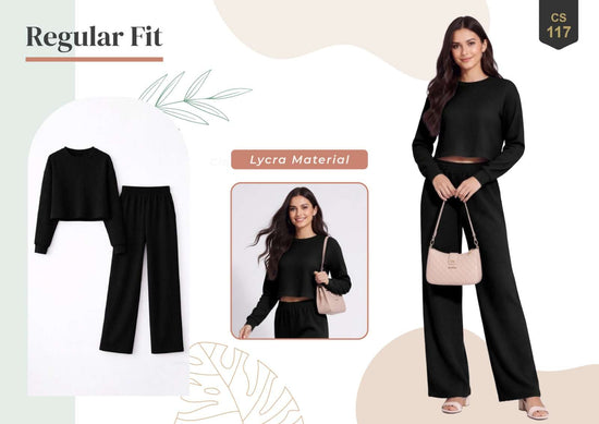 Rajnandini Lucy Lycra Casual Co-Ord Set - Amrah Wholesale