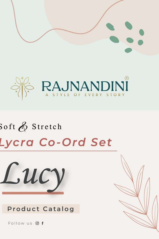 Rajnandini Lucy Lycra Casual Co-Ord Set - Amrah Wholesale