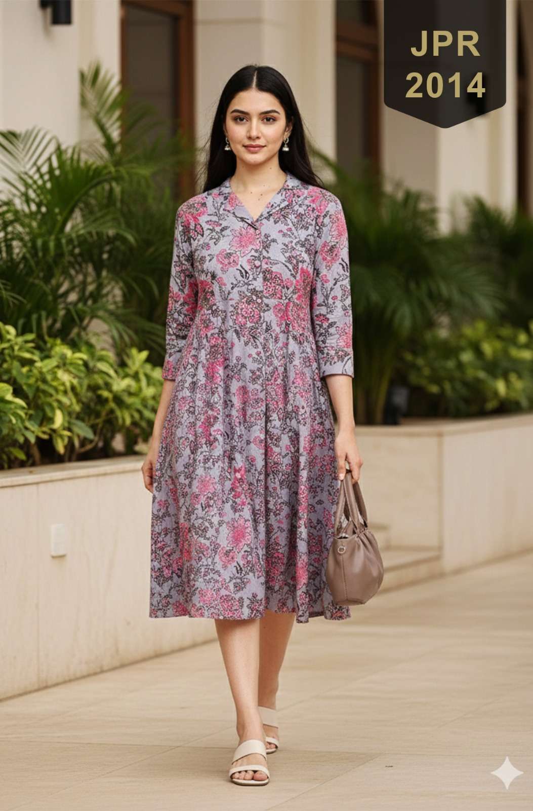 Rajnandini Monsoon Vol 4 Jaipuri Cotton Printed Gown