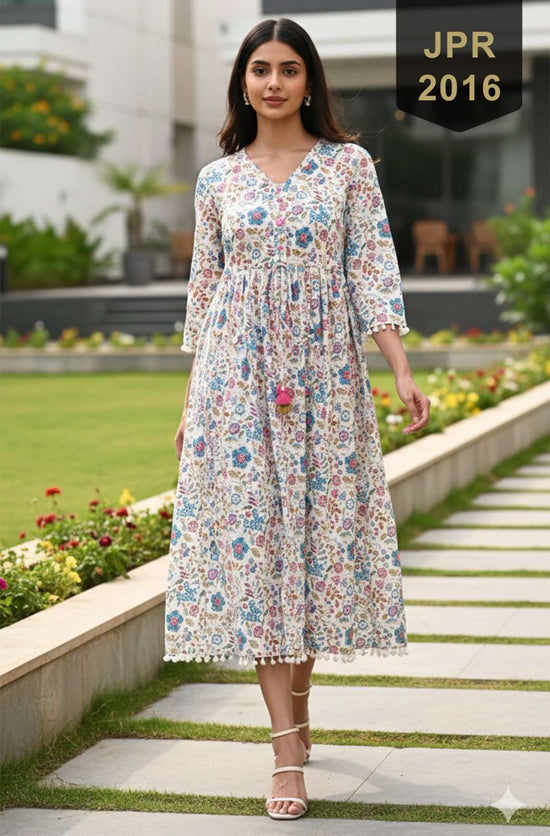 Rajnandini Monsoon Vol 4 Jaipuri Cotton Printed Gown