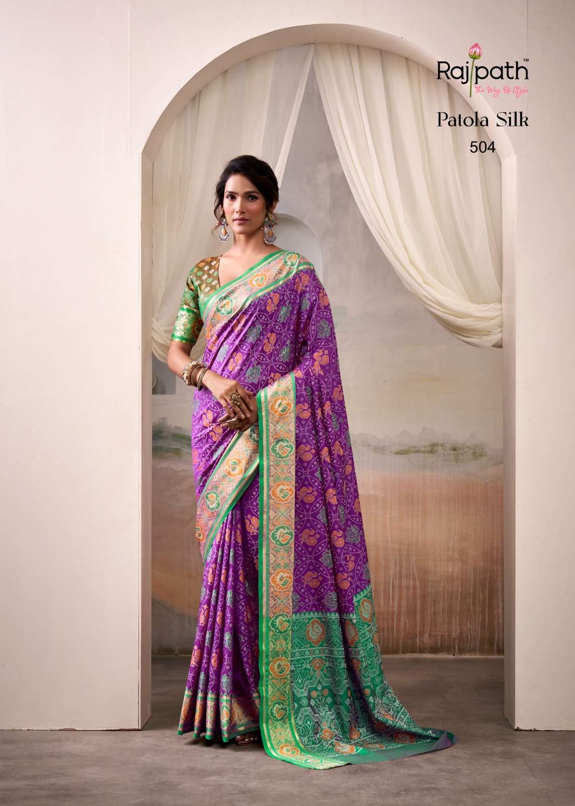 Rajpath Airaavat Silk 504 To 509 Series Pure Patola Silk Sarees