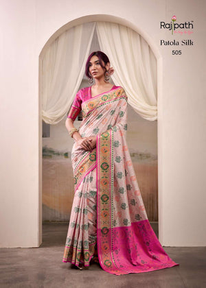 Rajpath Airaavat Silk 504 To 509 Series Pure Patola Silk Sarees