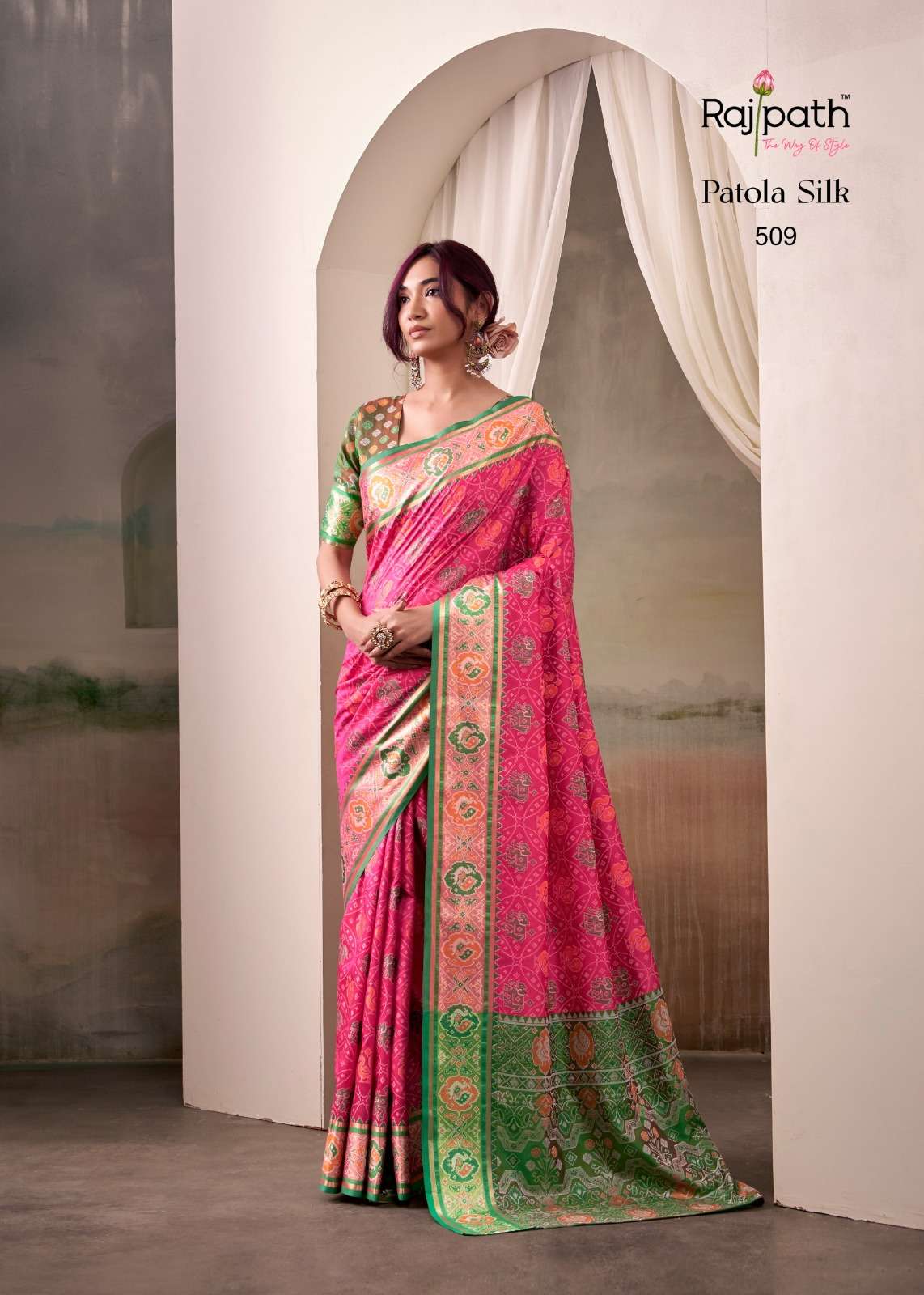 Rajpath Airaavat Silk 504 To 509 Series Pure Patola Silk Sarees