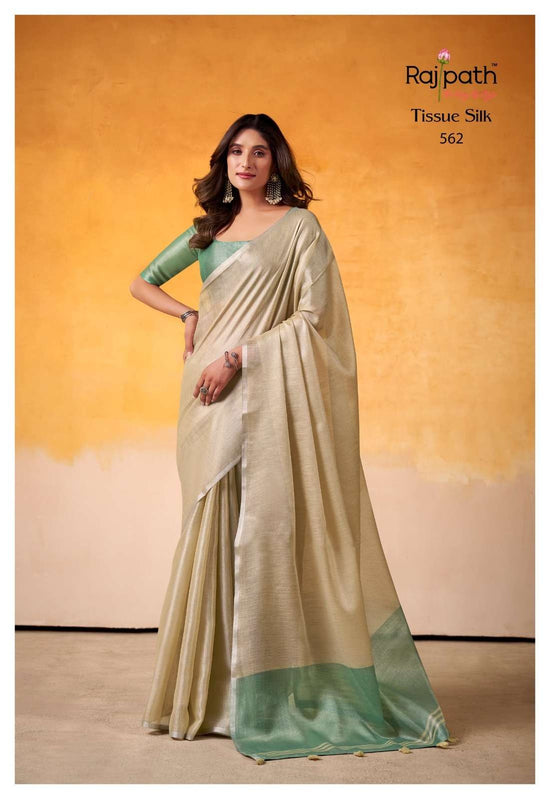 Rajpath Anvika Light Edition Pure Tissue Silk Saree