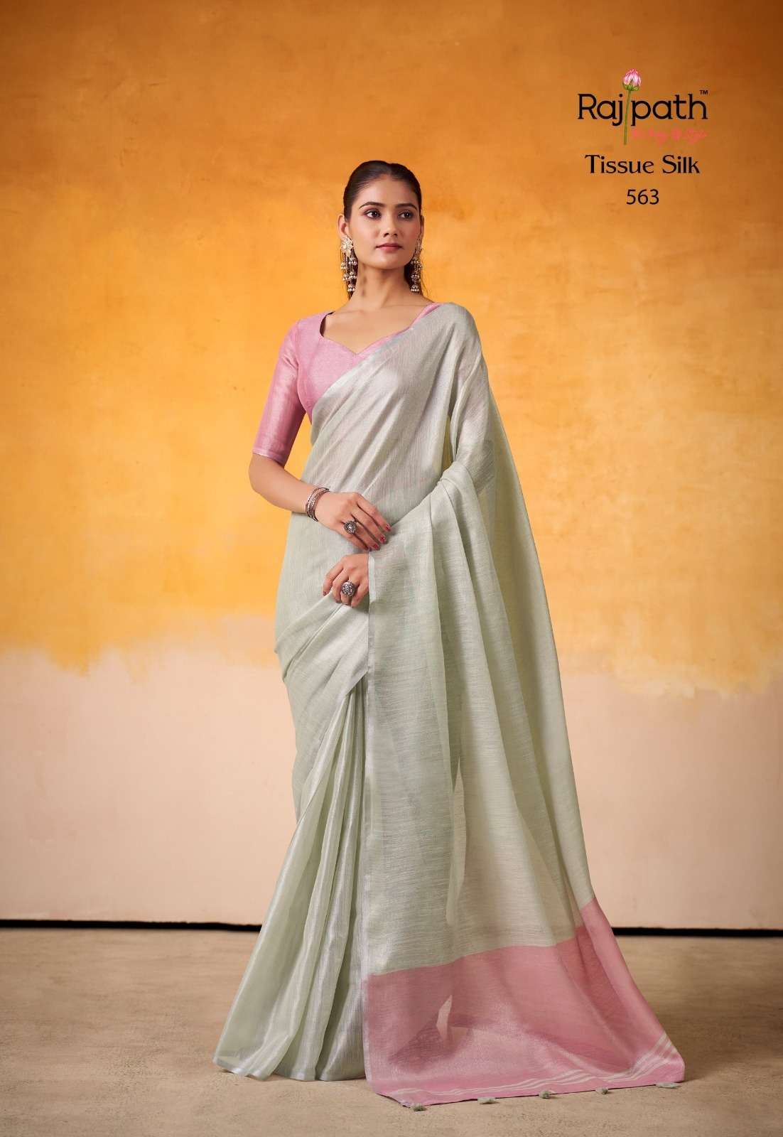 Rajpath Anvika Light Edition Pure Tissue Silk Saree