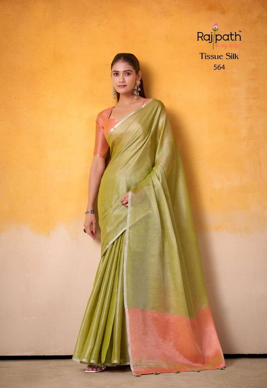 Rajpath Anvika Light Edition Pure Tissue Silk Saree