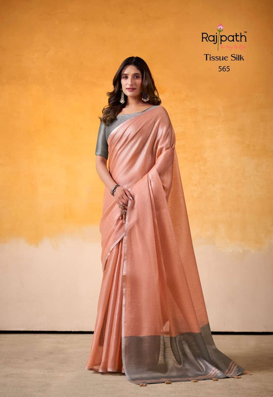 Rajpath Anvika Light Edition Pure Tissue Silk Saree
