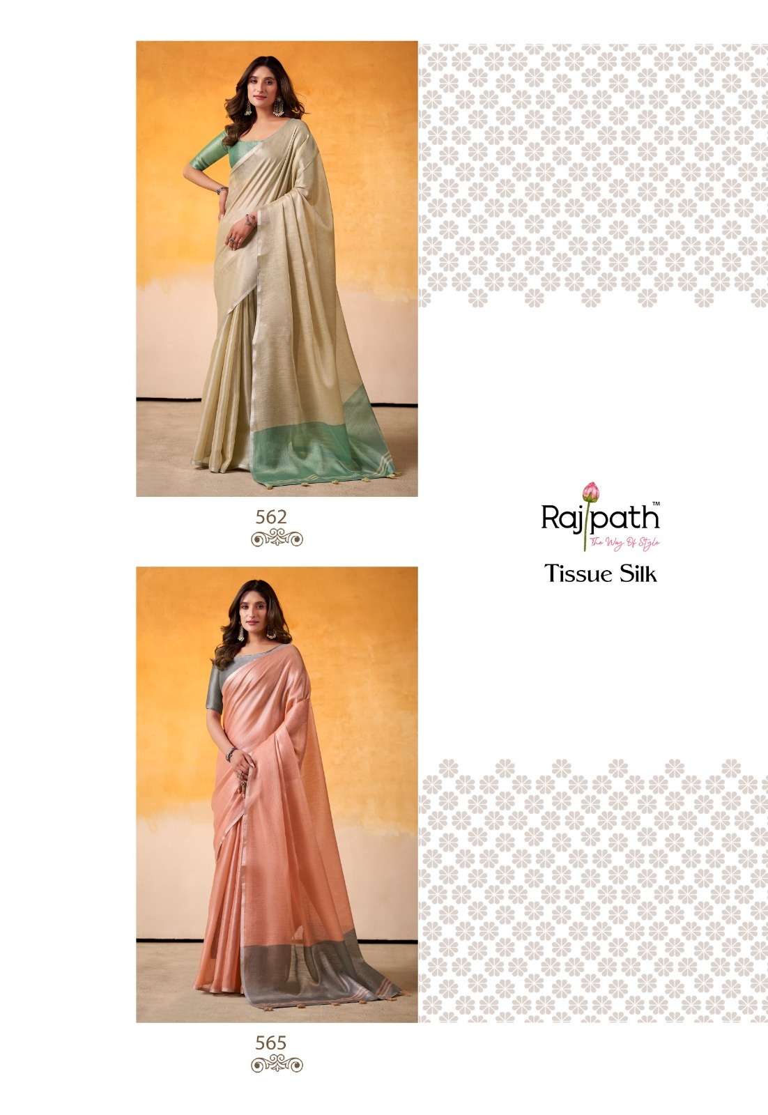 Rajpath Anvika Light Edition Pure Tissue Silk Saree