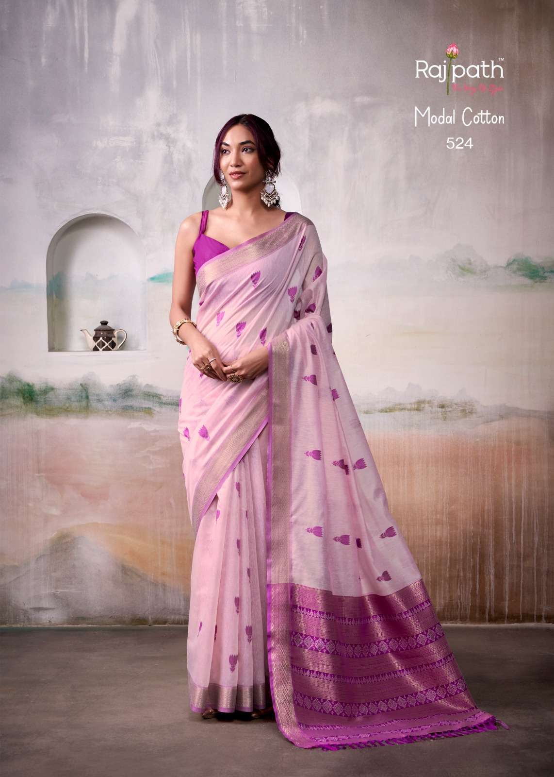 Rajpath Aqua Silk