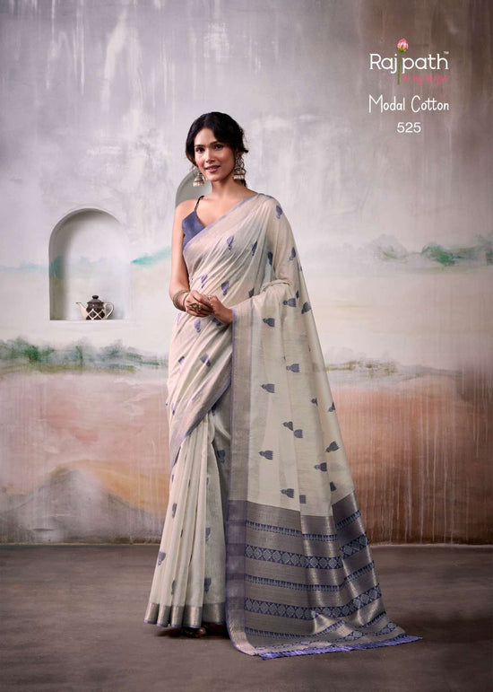 Rajpath Aqua Silk