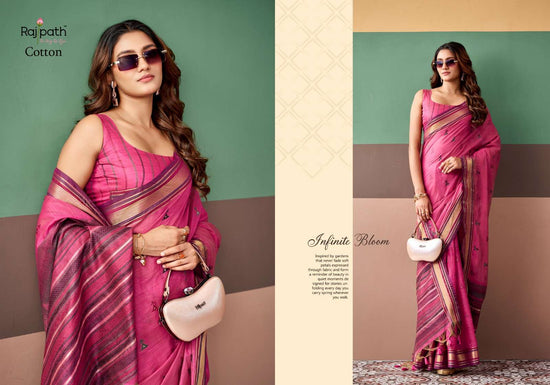 RAJPATH COCO COTTON Cotton Printed Saree - Amrah Wholesale