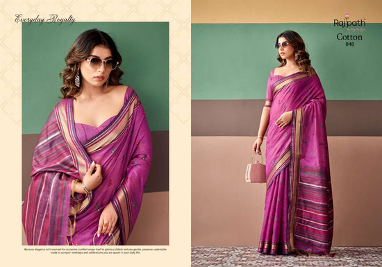RAJPATH COCO COTTON Cotton Printed Saree - Amrah Wholesale