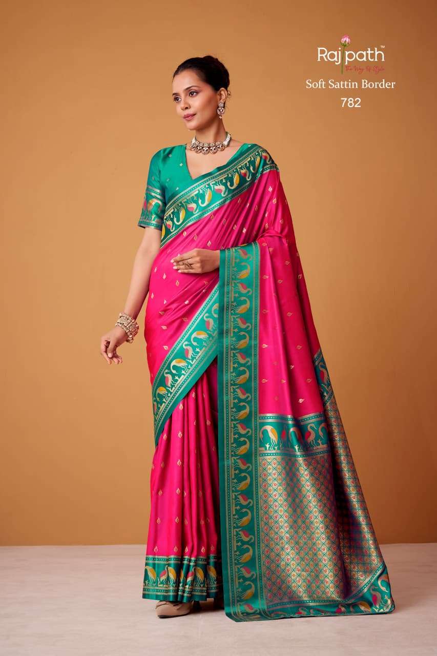 Rajpath Flamingo Silk