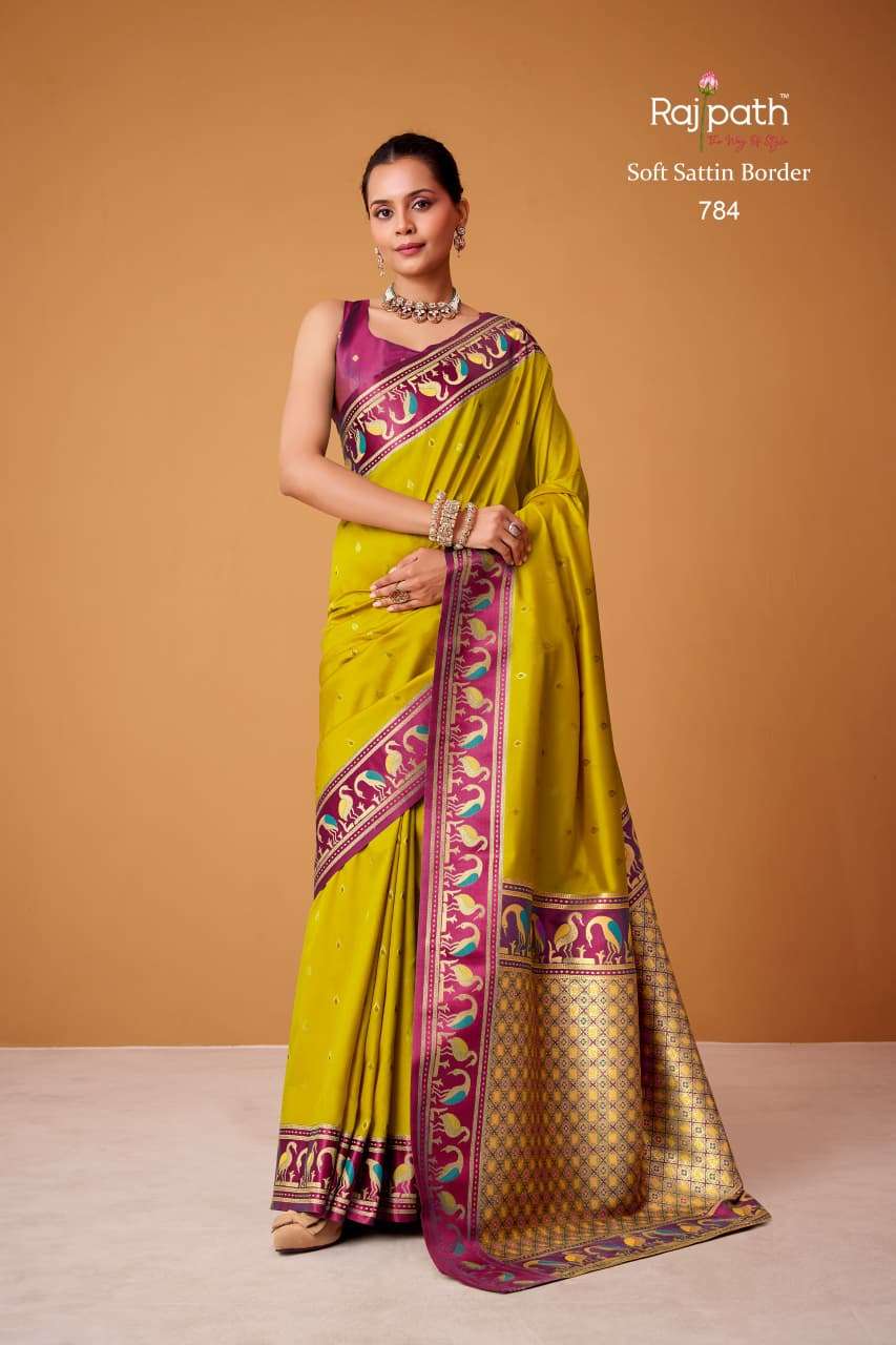 Rajpath Flamingo Silk