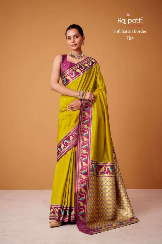 Rajpath Flamingo Silk