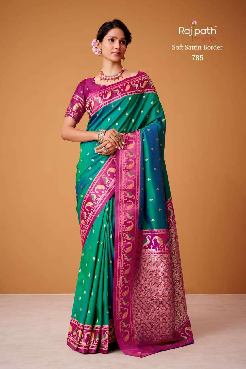 Rajpath Flamingo Silk