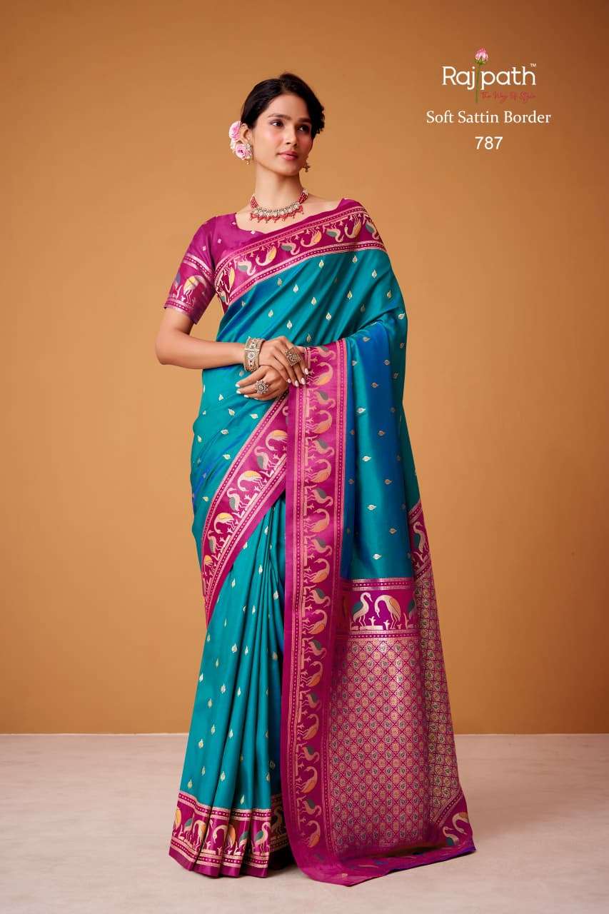 Rajpath Flamingo Silk