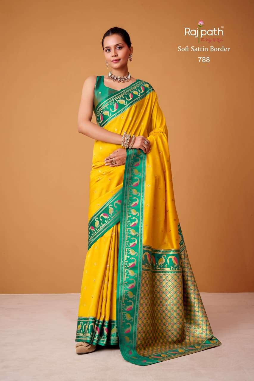 Rajpath Flamingo Silk