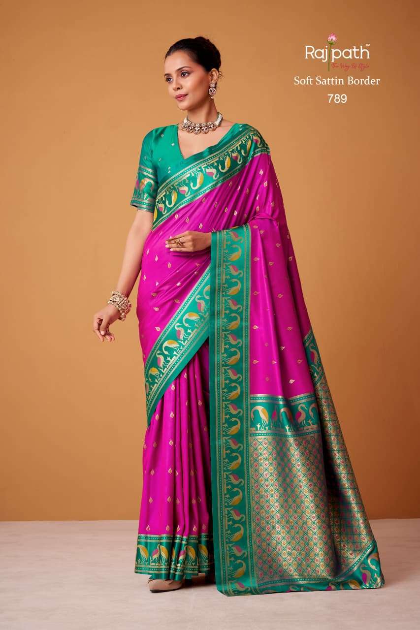 Rajpath Flamingo Silk