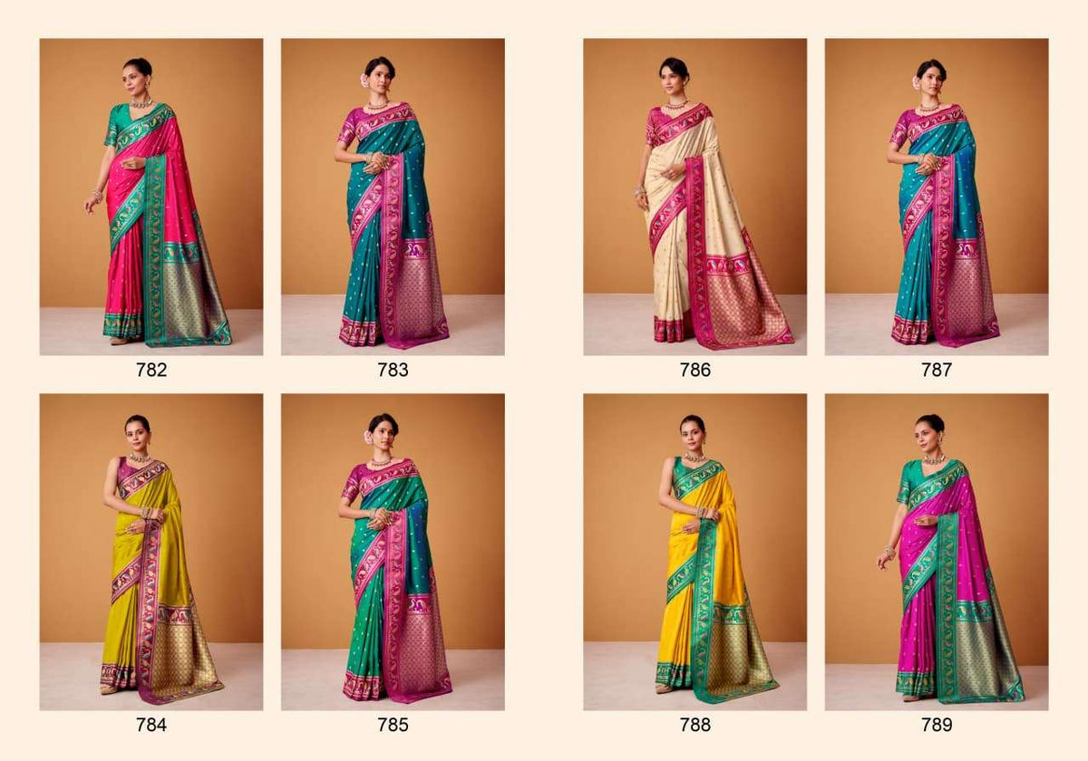 Rajpath Flamingo Silk