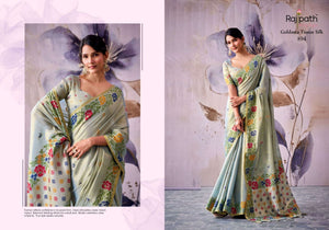 RAJPATH GULDASTA Tissue Silk Printed Saree - Amrah Wholesale