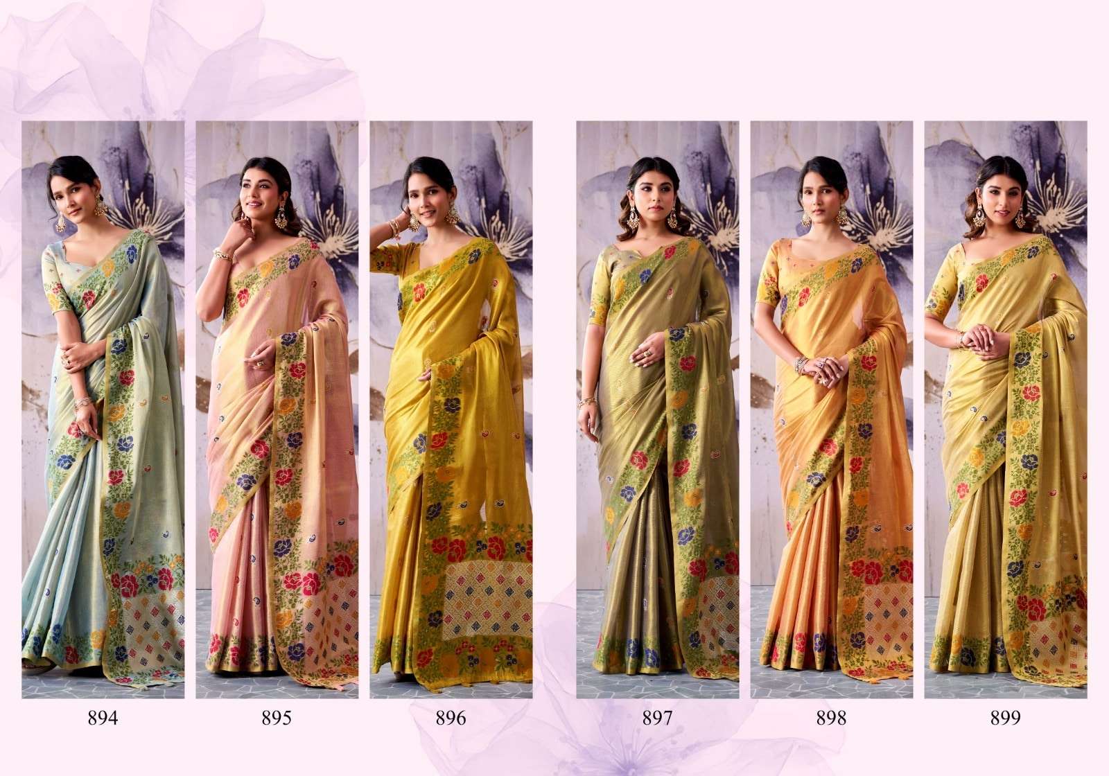 RAJPATH GULDASTA Tissue Silk Printed Saree