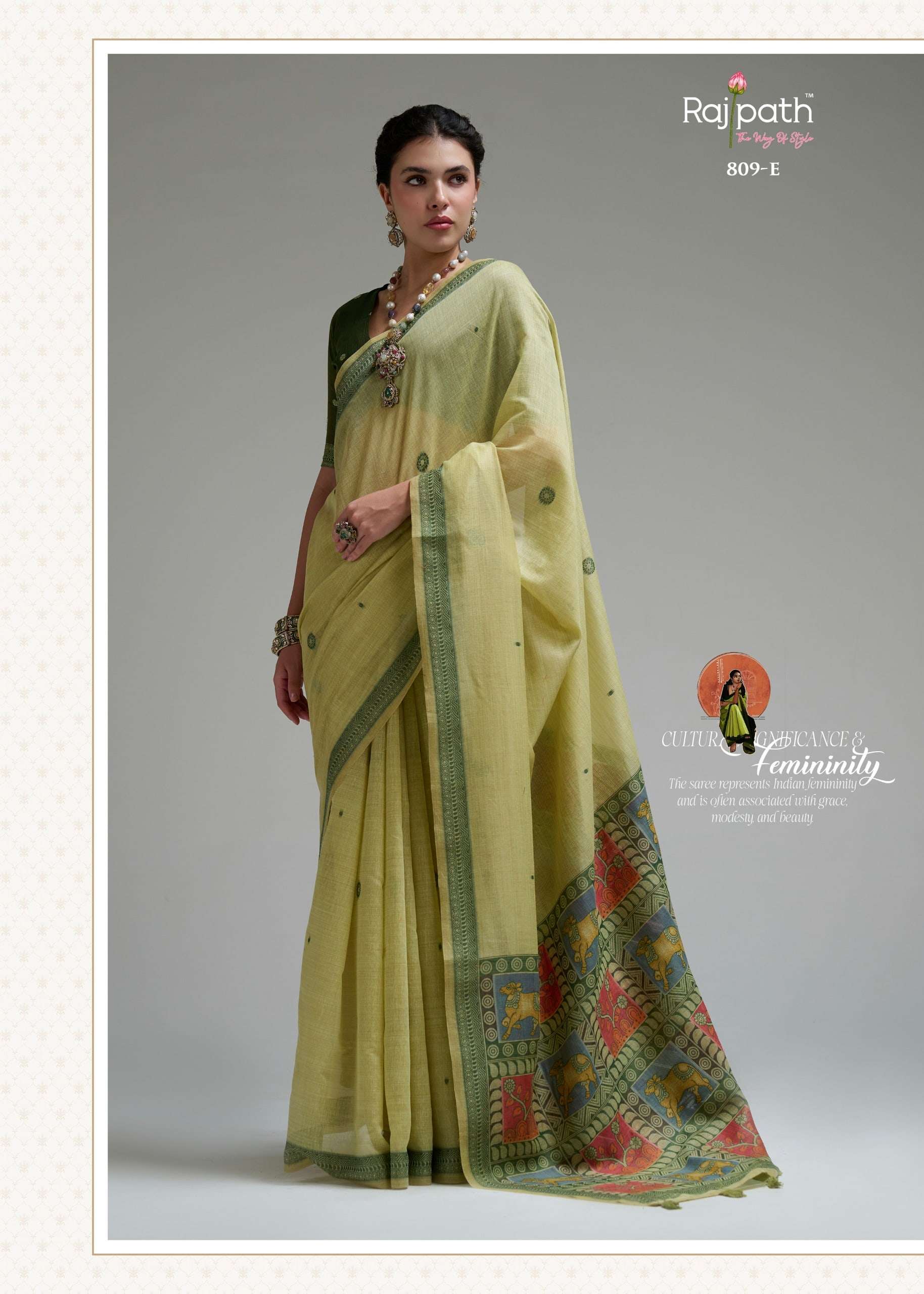 RAJPATH JAMDANI COTTON VOL-4 Premium Cotton Printed Saree