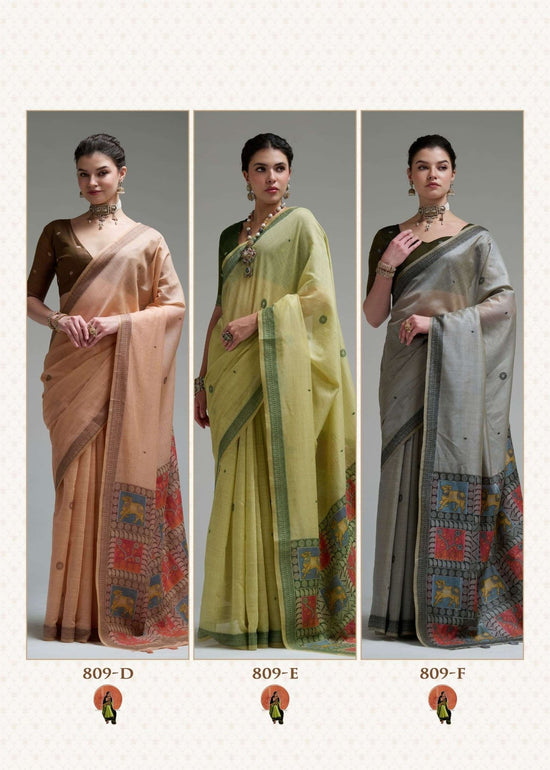 RAJPATH JAMDANI COTTON VOL-4 Premium Cotton Printed Saree - Amrah Wholesale