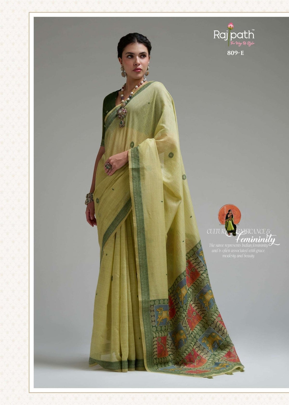 RAJPATH JAMDANI COTTON VOL-4 Premium Cotton Printed Saree - Amrah Wholesale