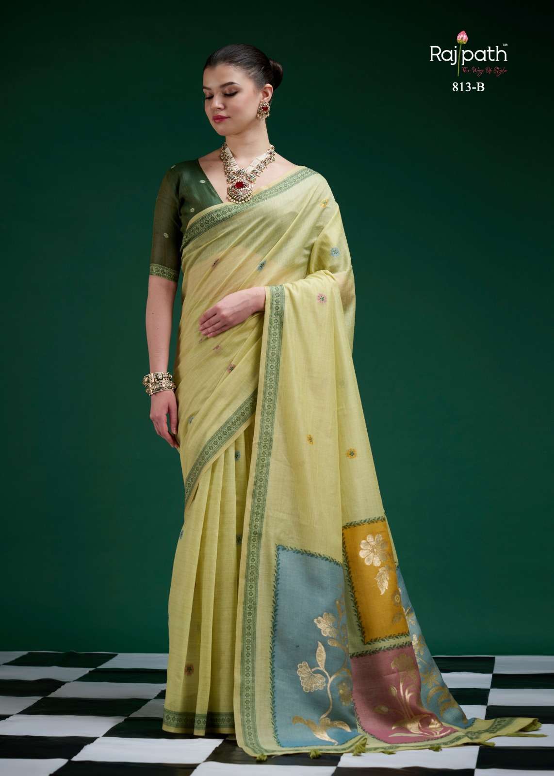 RAJPATH Jamdani Cotton Vol - 02 Sarees - Amrah Wholesale