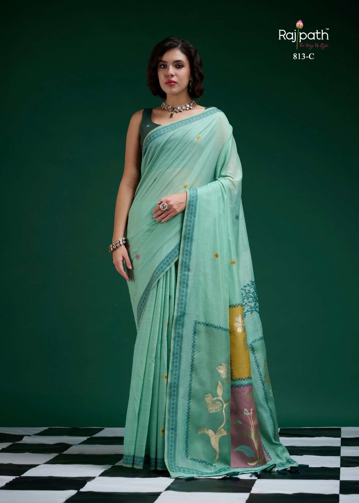 RAJPATH Jamdani Cotton Vol - 02 Sarees - Amrah Wholesale