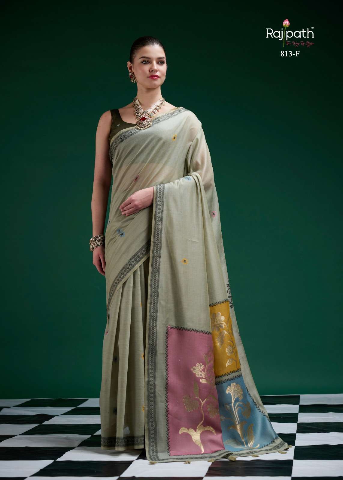 RAJPATH Jamdani Cotton Vol - 02 Sarees - Amrah Wholesale