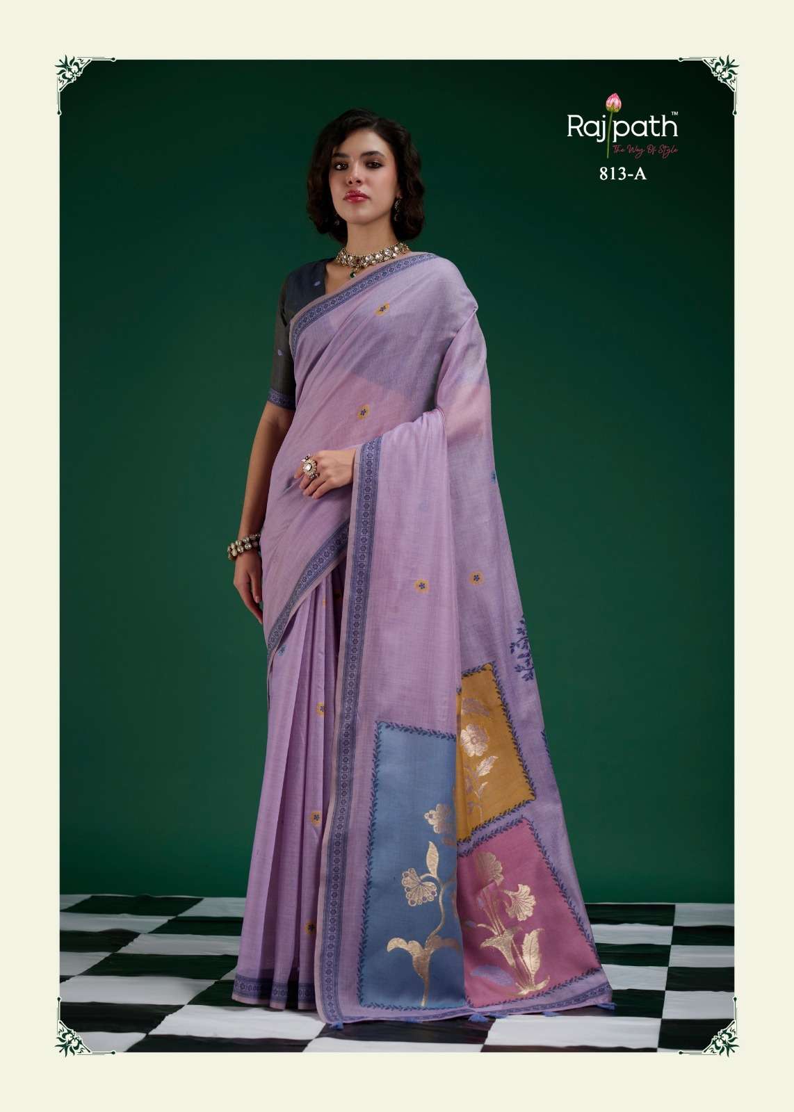 RAJPATH Jamdani Cotton Vol - 02 Sarees - Amrah Wholesale