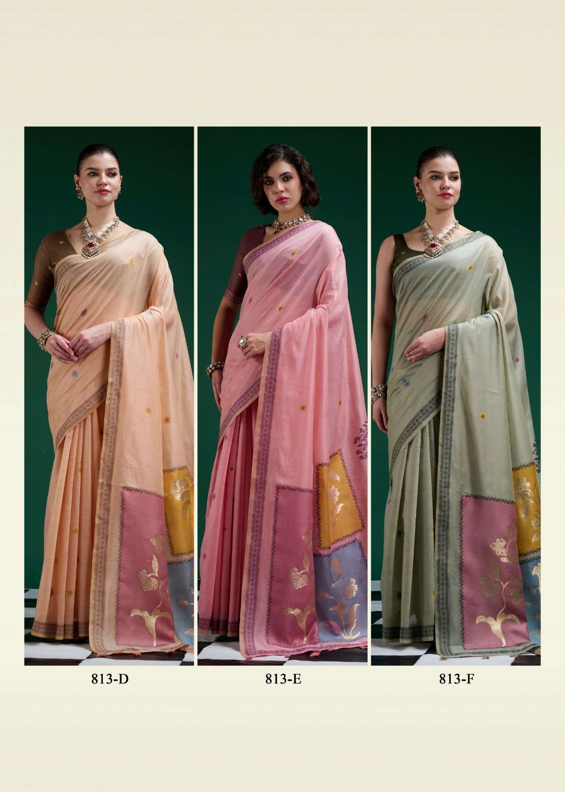 RAJPATH Jamdani Cotton Vol - 02 Sarees - Amrah Wholesale