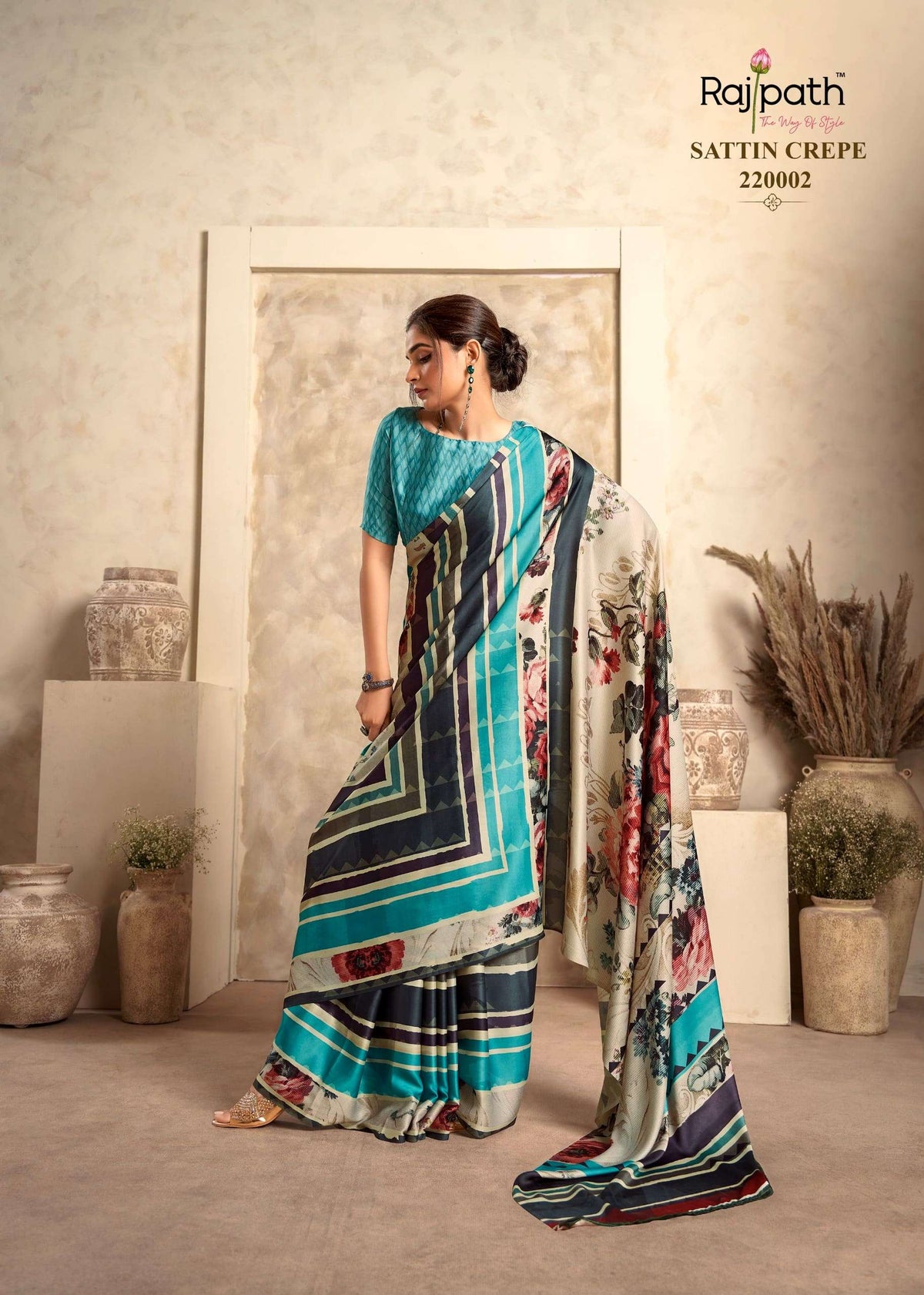 Rajpath Jasmine Saree - Amrah Wholesale