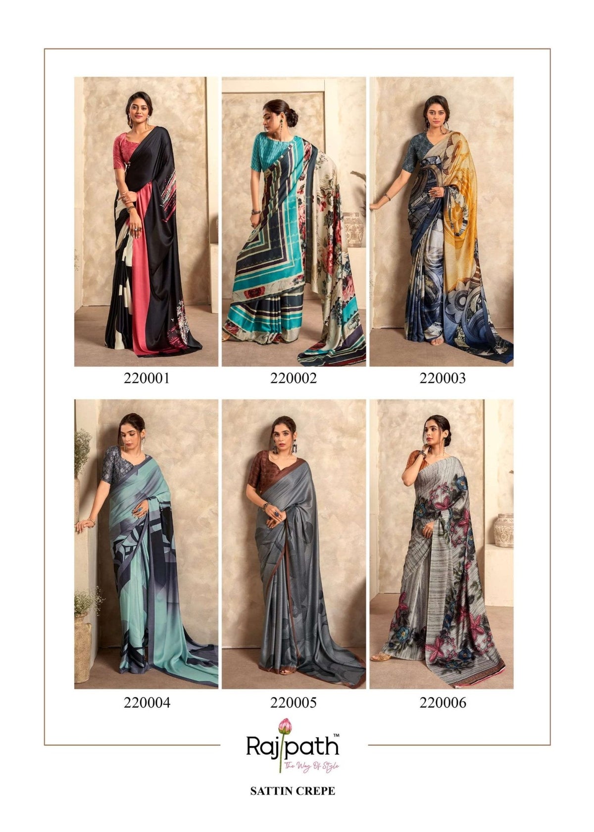 Rajpath Jasmine Saree - Amrah Wholesale